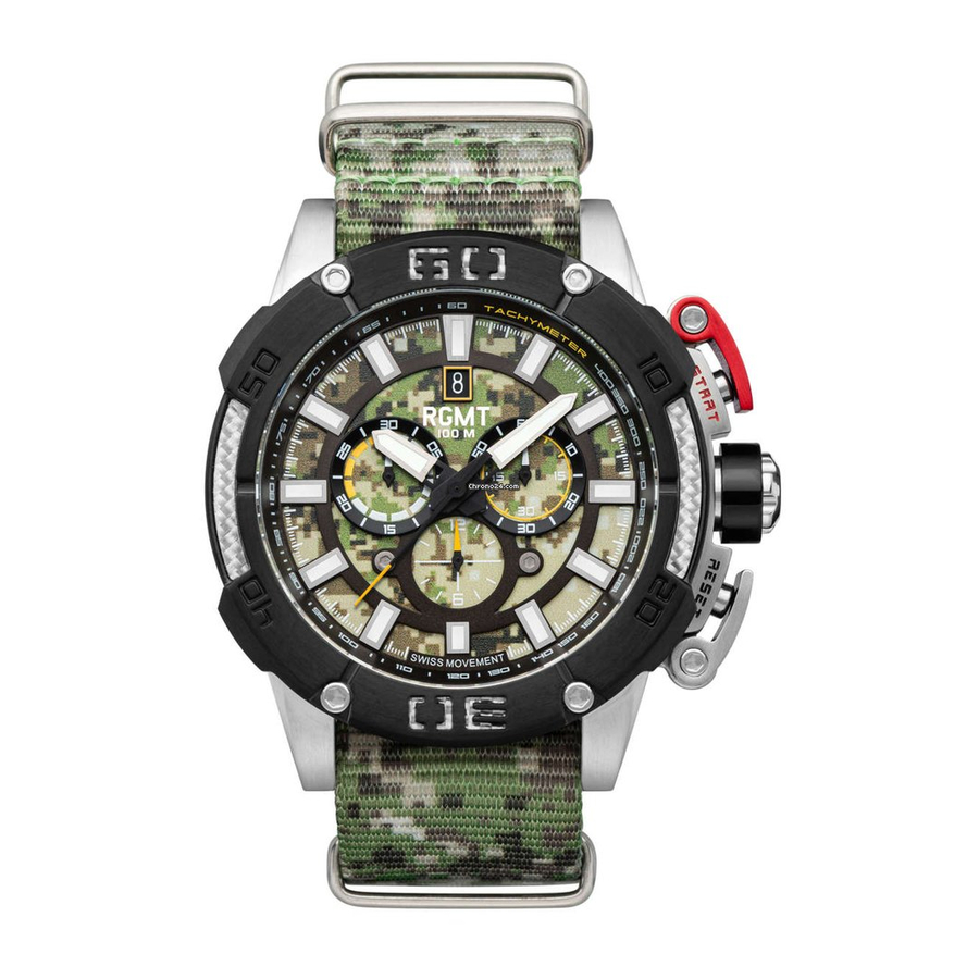 RGMT BATTLEDRESS - Chronograph Watch Manual