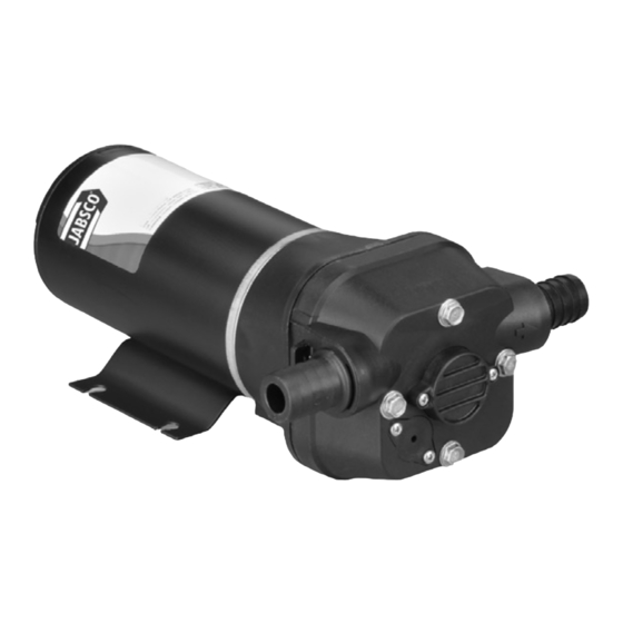 Xylem JABSCO 31820 Series Instruction Manual
