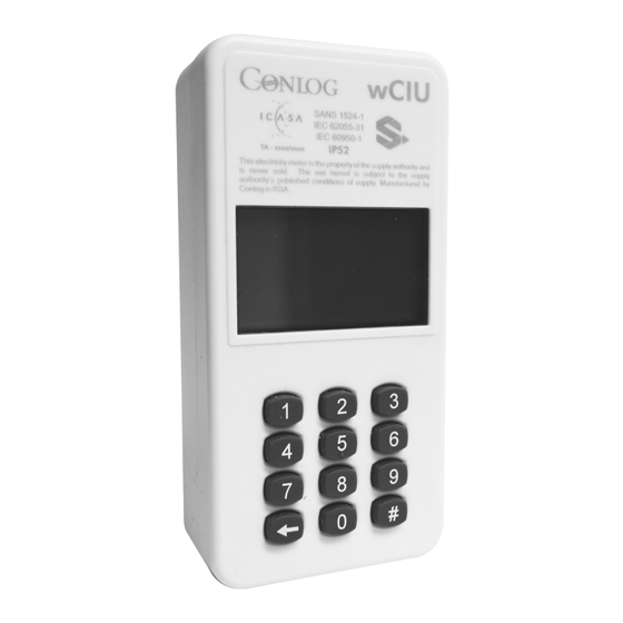 Conlog wCIU Installation Manual