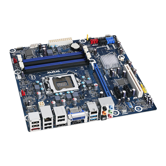 Intel DH67BL Quick Reference