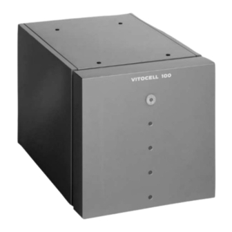 Viessmann Vitocell 100 Service Instructions Manual