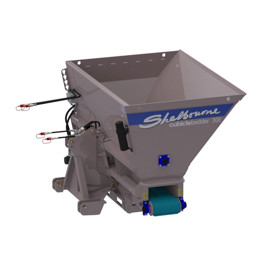 Shelbourne Cubicle bedder Series Operators Manual & Parts Lists