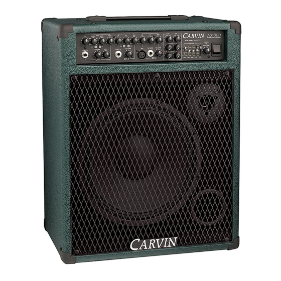CARVIN AG100D Wiring Diagram