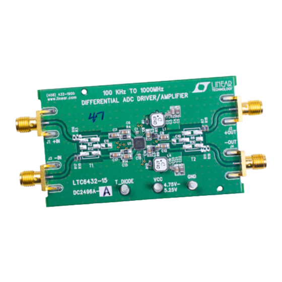 Analog Devices LINEAR DC2496A-A Demo Manual