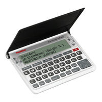 Franklin Crossword Puzzle Dictionary CWP-570 User Manual