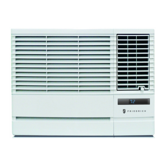 Friedrich EP12G33 Installation And Operation Manual