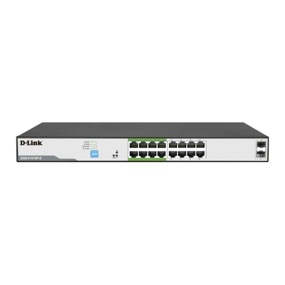 D-Link DGS-F1018P-E Quick Installation Manual