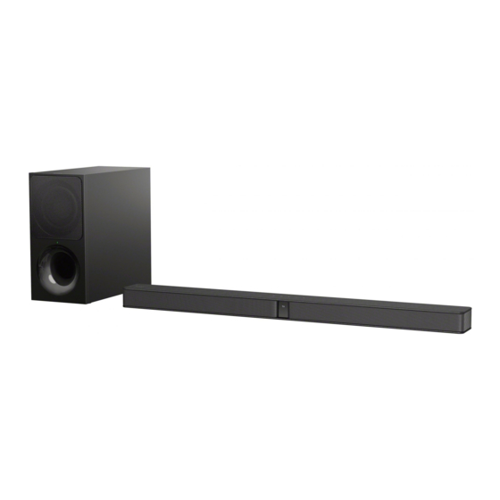 Sony SA-CT291 Service Manual