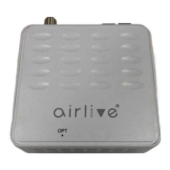 AirLive GPON ONU-CATV Quick Installation Manual