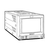 Sony Trinitron PVM-9041QM Operating Instructions Manual