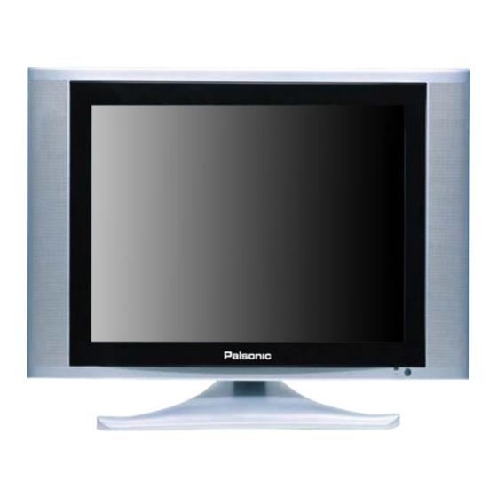 Palsonic TFTV1520D LCD TV Combo Manuals