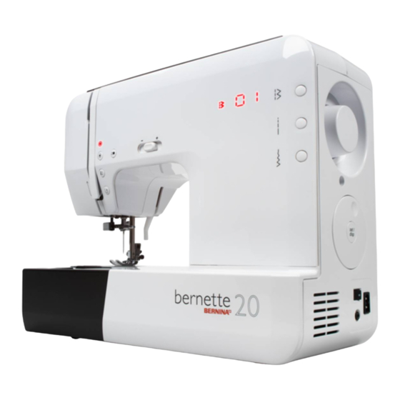 Bernina bernette 20 Quick Start Manual