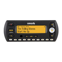 Sirius Satellite Radio Status 4 User Manual