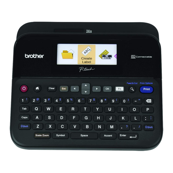 Brother p-touch pt-d600 User Manual
