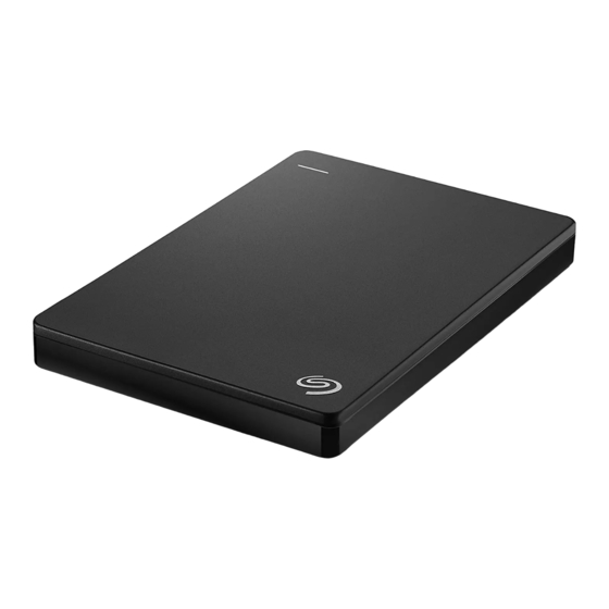 Seagate Backup Plus Ultra Slim+ Quick Start Manual