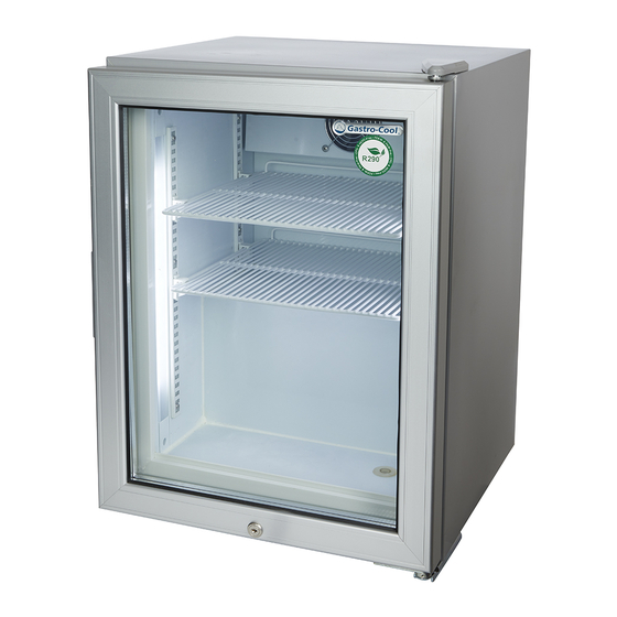Gastro-Cool GCGW50 Instructions For Use Manual