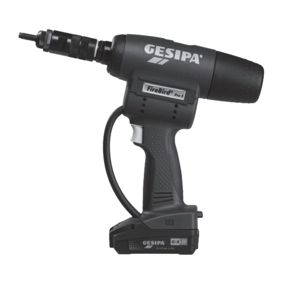 Gesipa FireBird Pro S GE Operating Instructions Manual