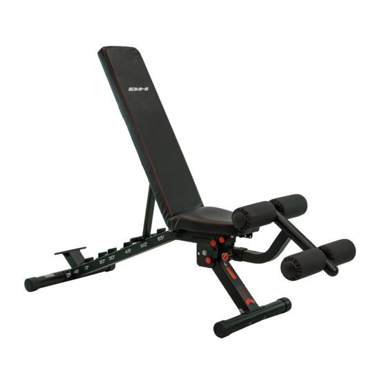 BH FITNESS G322 Instructions For Assembly And Use