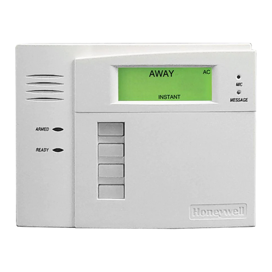 Honeywell 5828V - Ademco Wireless Talking Keypad Installation And Setup Manual