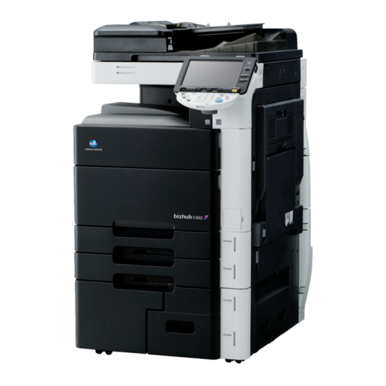 Konica Minolta bizhub C652 User Manual