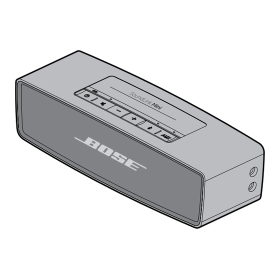 Bose SoundLink Quick Start Manual