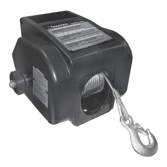 Keeper KWSL2000RM Assembly & Operating Instructions