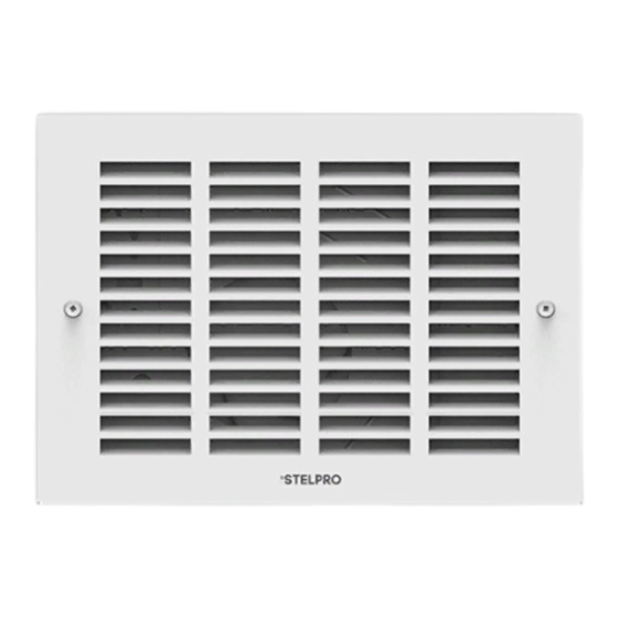 Stelpro SONOMA Owner's Manual