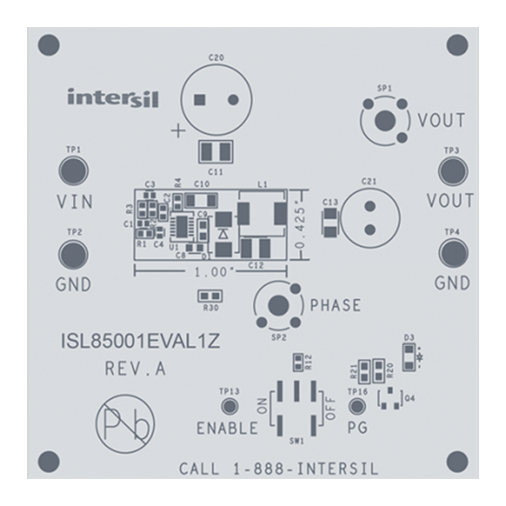 Intersil ISL85001EVAL1Z Application Note