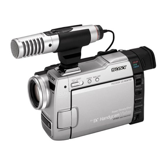 Sony ECM MS908C Operating Instructions
