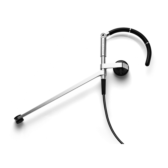 Bang & Olufsen EarSet 1 Mobile Manual