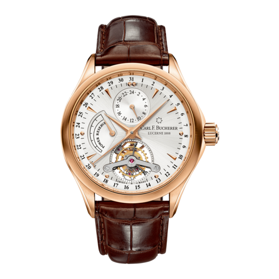 Carl F. Bucherer MANERO TOURBILLON Instructions Manual