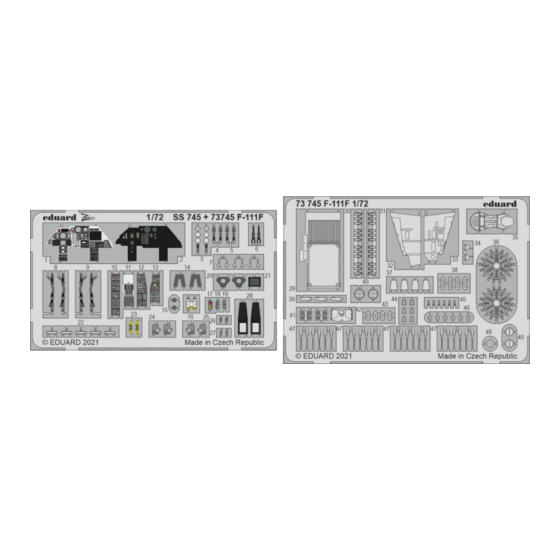 Eduard 73 745 Assembly Instruction