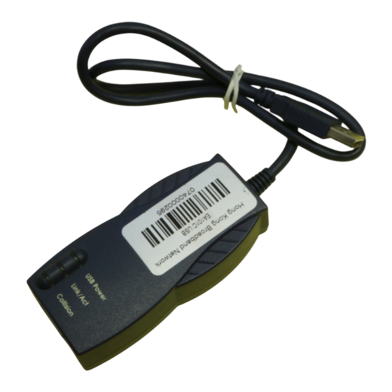 User Manuals: Netgear EA101C USB Ethernet Adapter