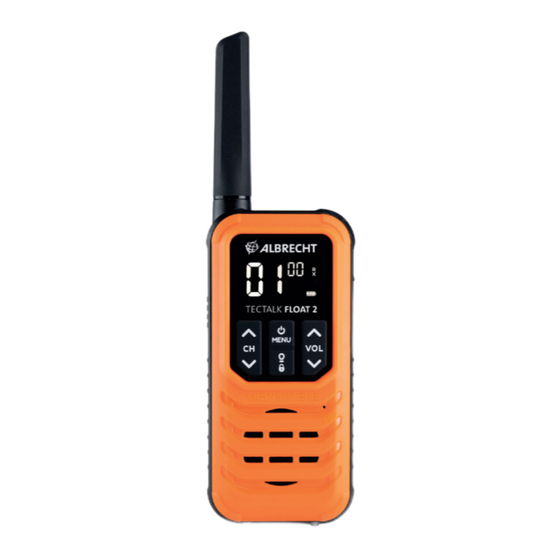 Albrecht Tectalk Float 2 Manual