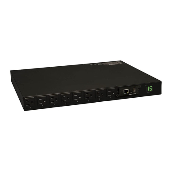 Tripp Lite PDUMNV20/NET Owner's Manual