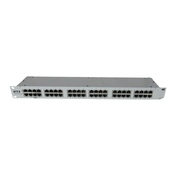 RTS XCP-48-RJ45 Technical Manual