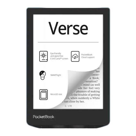 Pocketbook Verse User Manual