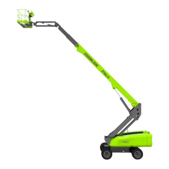 Zoomlion ZT88J-V Operation And Safety Manual