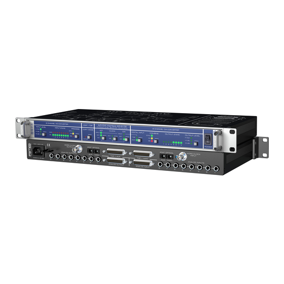 RME Audio ADI-8 DS User Manual