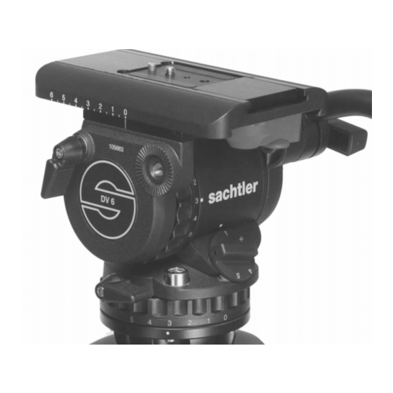 Sachtler DV 6 User Manual