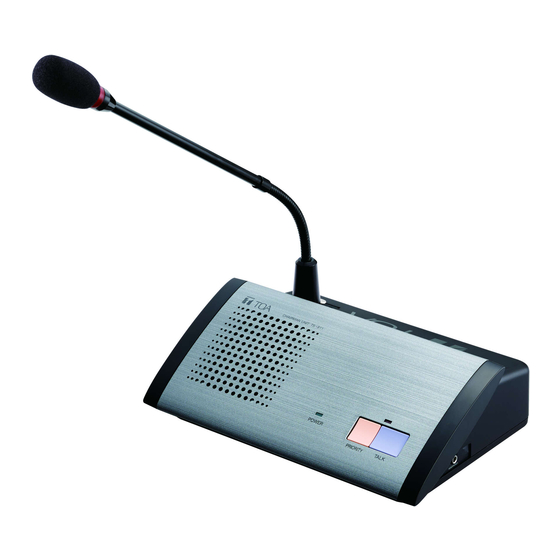 User Manuals: Toa TS-811 Wired Chairperson Station
