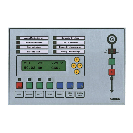 Kuhse KEA 202 INS Operating Instructions Manual