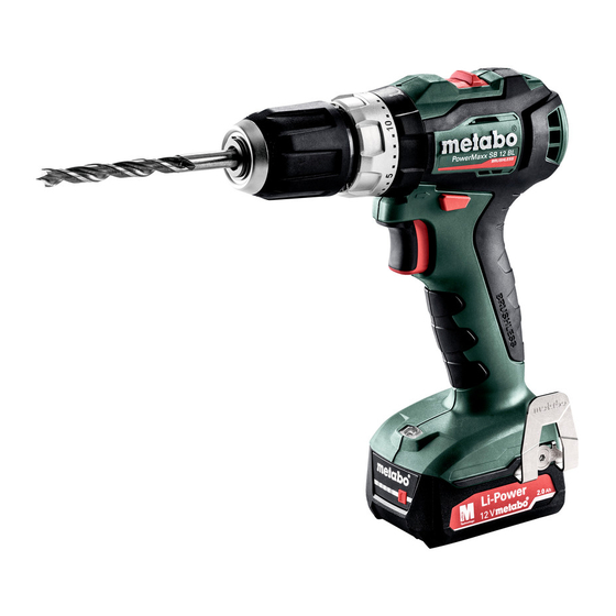Metabo BS 18 L BL Original Instructions Manual