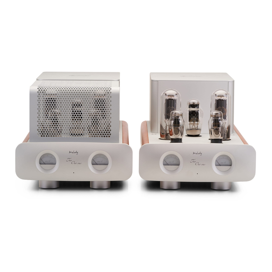 User Manuals: Melody PM845max Mono Block Amplifier