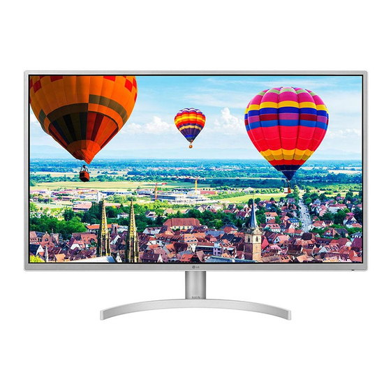 LG 32QK500-W 32 QHD Monitor Manuals
