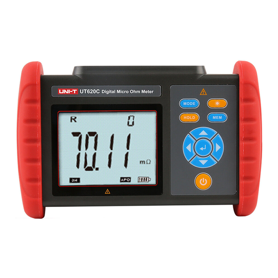 UNI-T UT620C Operating Manual
