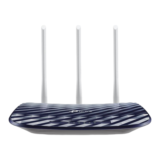TP-Link Archer-C20 Instruction Manual
