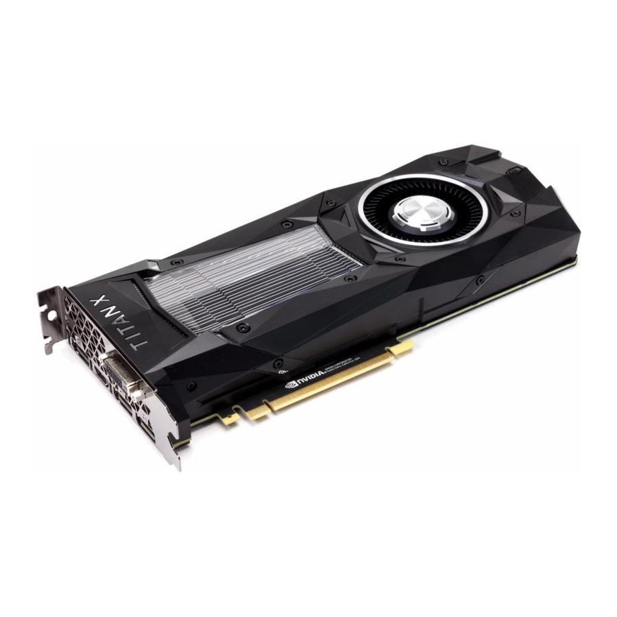 NVIDIA Titan Xp - Graphics Card Manual