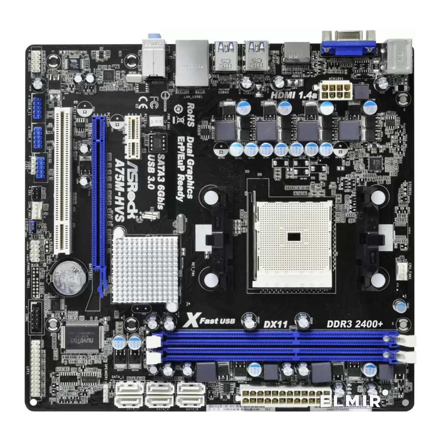 ASROCK A75M User Manual