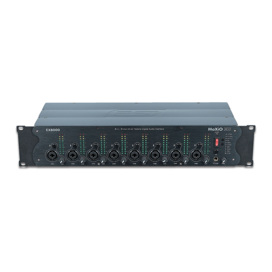 ESI MaXiO series System Manual